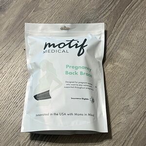 Motif Medical Pregnancy Back Brace - White